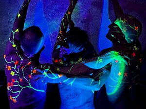 Bodyart, PA, FX Modeling for body painting, performance art characters, or special effects created in-camera or on-body.